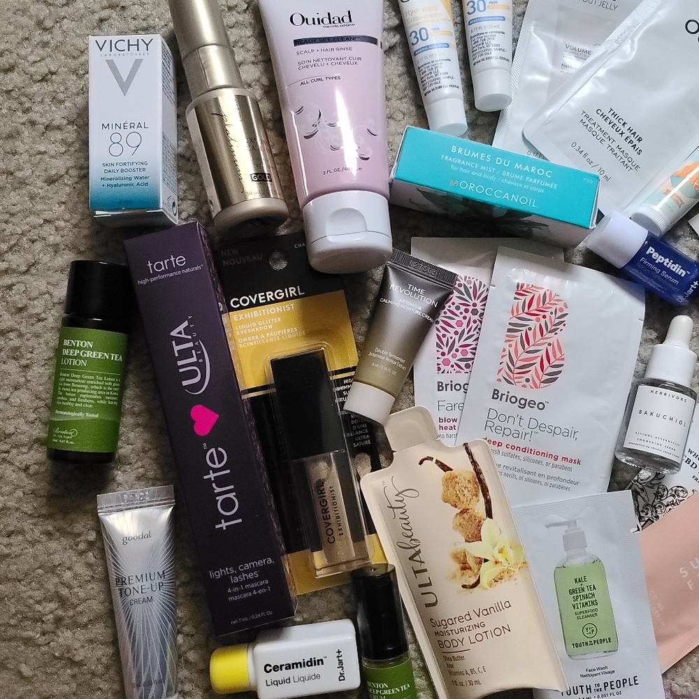 Random hair/skin/body care samples 10 for $15 - Picture 2 of 6